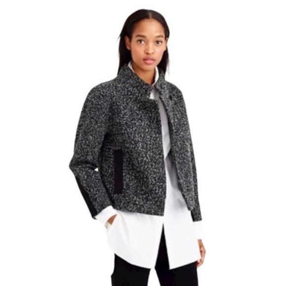 J. Crew Marled Boucle Knit Jacket Wool Blend - Picture 14 of 16